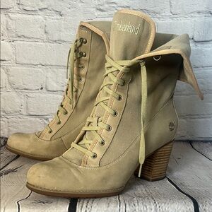 Timberland Women's Lace-Up Tan Boots